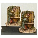 Pair Of Cast Iron Bookends