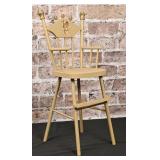Painted Doll High Chair