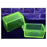 Green Depression  Glass