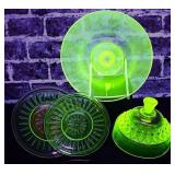 Green Depression Glass