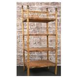 Victorian-style four tier bookshelf
