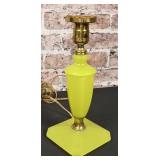 Houze Glass Canary  Yellow Lamp