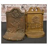 Cast Metal Book Ends
