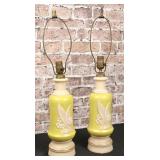 Pair of Aladdin Alacite Table Lamps