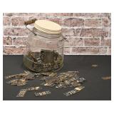 Glass Pickle Jar