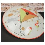 MCM Glass Ceiling Light Fixture Shade