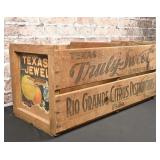 Wood Advertising Crate