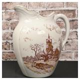 Transferware Water Pitcher