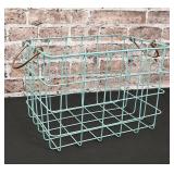 Turquoise Wire Basket