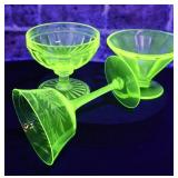 Green Depression Glass