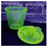 Green Depression Glass