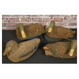 4 Pc Cork Duck Decoys