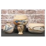 4 Piece Nemadji Pottery