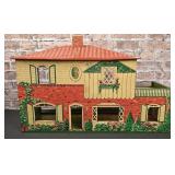 T. Cohn Tin Litho Metal Dollhouse