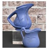 Blue Pottery Pitchers