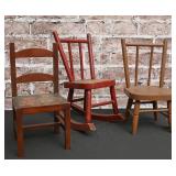Wooden Doll Chairs
