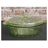 Green Depression Casserole Dish