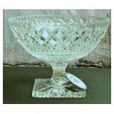 A Large Crystal Fruit Bowl