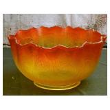 An Amberina Lamp Shade