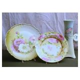 3Pc Antique Porcelain