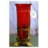 An Art Deco Vigil Lamp