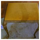 A Victorian Gilt Iron Bench