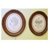 Pair of Antique Style Botanical Prints