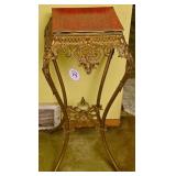 A Victorian Brass Plant Stand