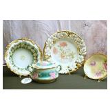 4Pc Antique Porcelain Group