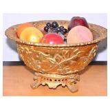 A Gilt Console Bowl