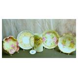 5Pc Vintage Porcelain