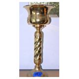 A Gilt Brass Pedestal Jardiniï¿½re