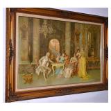 A French Parlor Scene Print