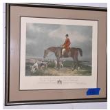 A Decorative Fox Hunt Print.