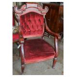 Empire revival arm chair