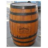 A Jack Daniels Whiskey Barrel