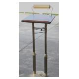 A Brass mounted Lectern Stand,
