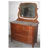 Victorian Oak Dresser