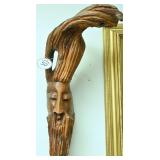 Carved Wood Facial Mask