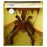 A Victorian Style Lamp Table