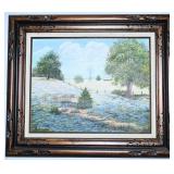 Framed Oil Painting