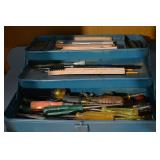Tackle box w/hand tools