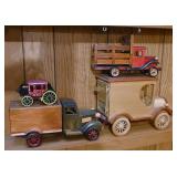 Vintage Wood Toy Vehicles