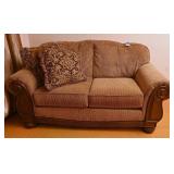 Brown Love Seat