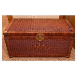 Wicker Storage Trunk