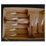 Set Of Eight Champagne Flutes