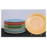 13 Fiesta Dinnerware Plates