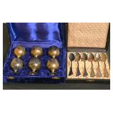 6 Silver Demitasse Spoons