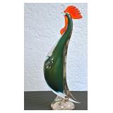 A Murano Art Glass Rooster,