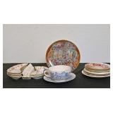 16 Pc Decorative Porcelain
